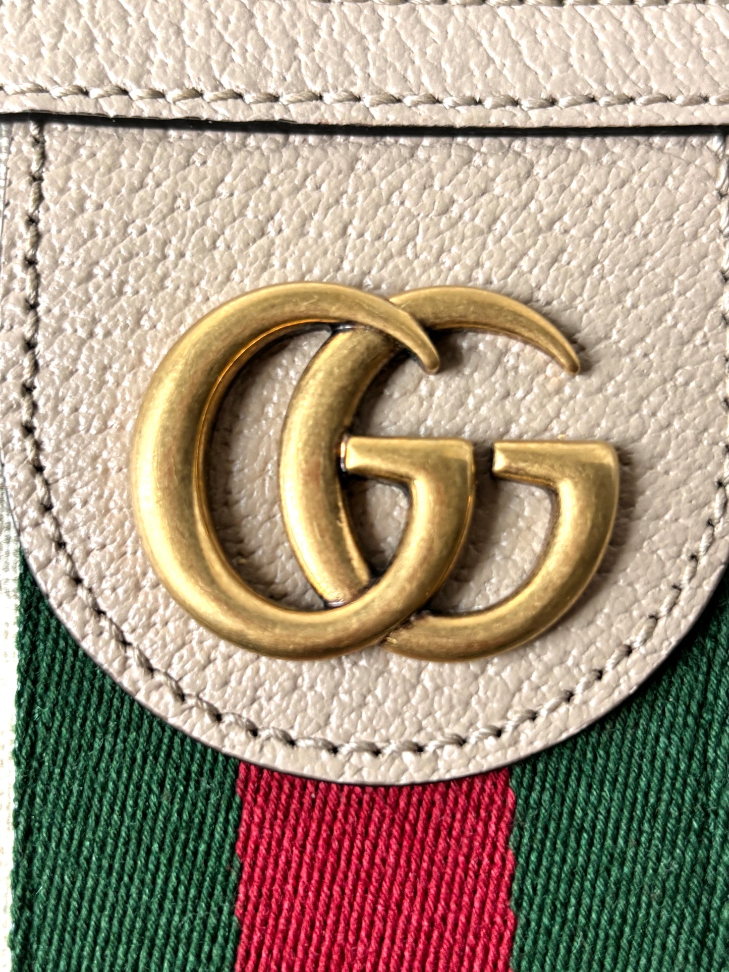 Gucci GG Supreme Half Moon Hobo Shoulder Bag