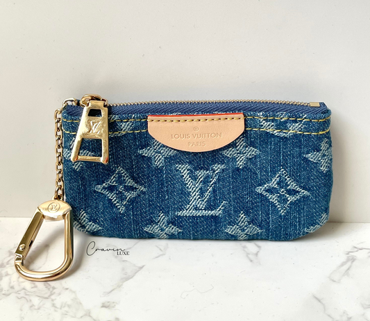 Louis Vuitton Denim Key Pouch