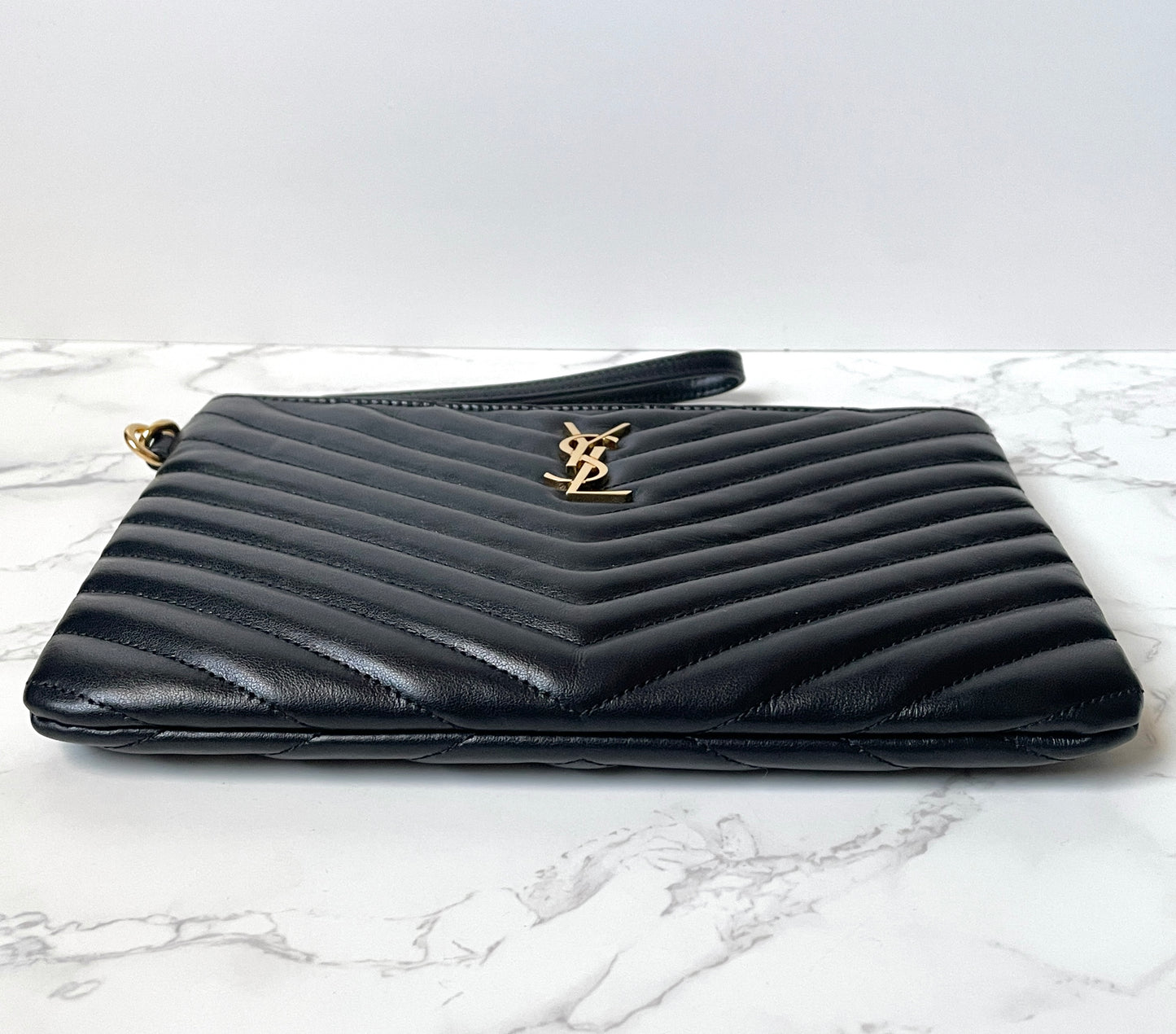 Saint Laurent Matelasse Clutch