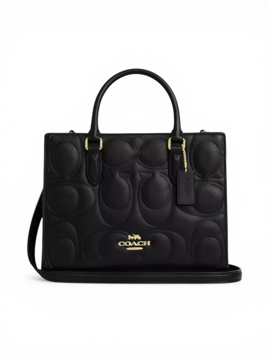 Coach Maggie Tote Small Signature Leather