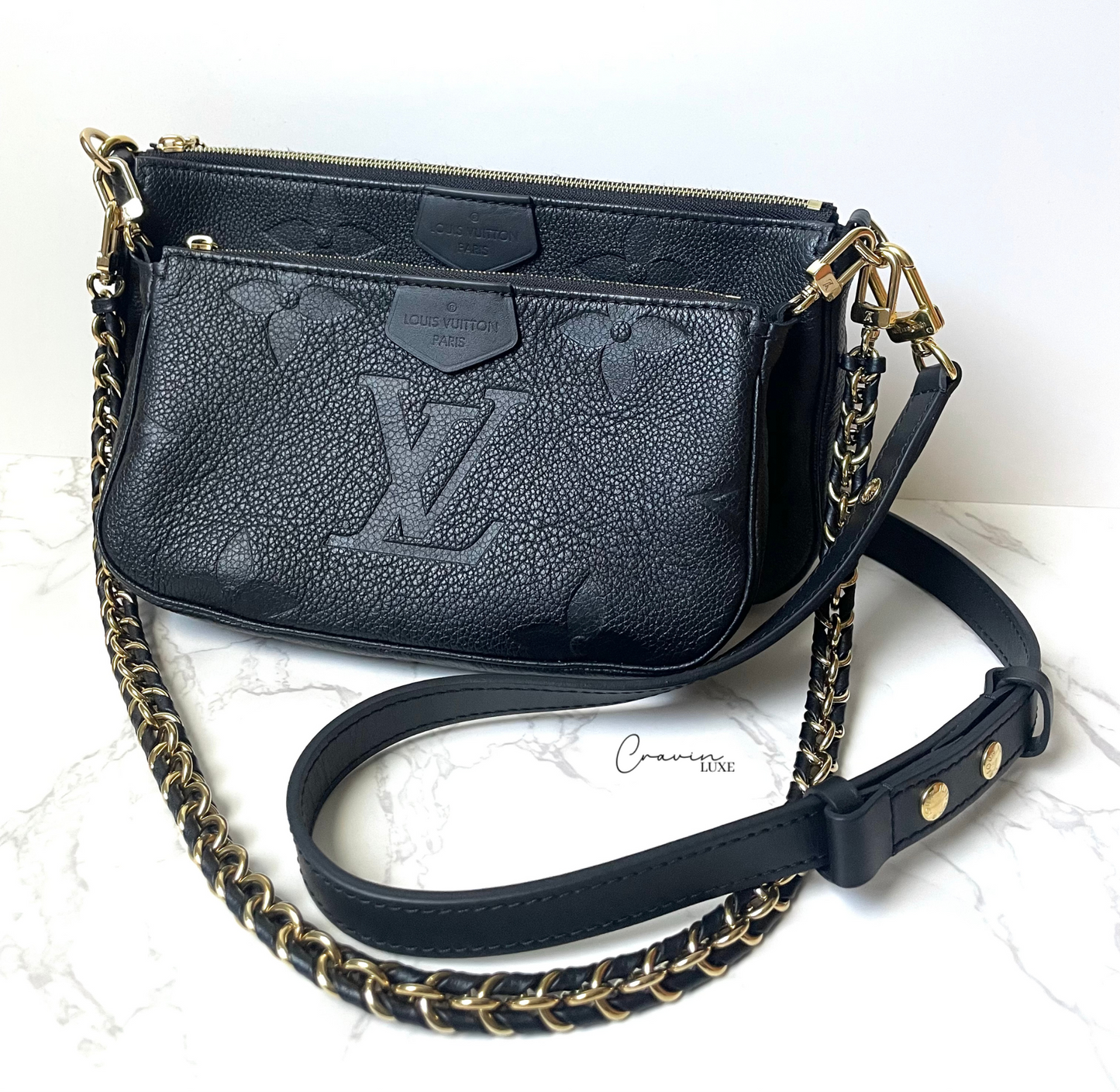 Louis Vuitton Multi Pochette Accessoires Black