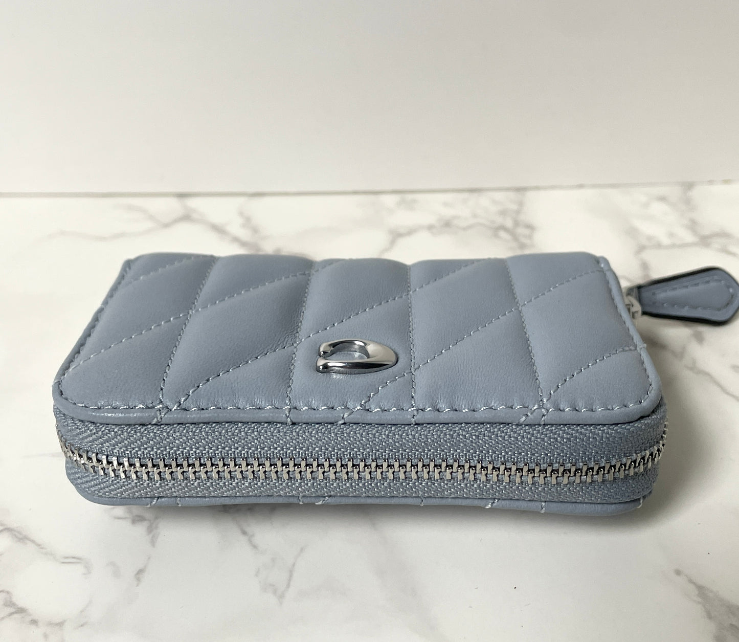 Coach Pillow Quilted Zip Card Case