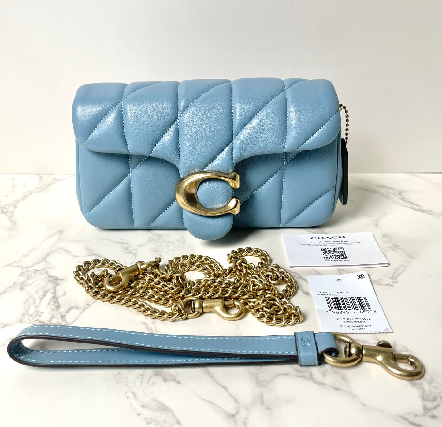 Coach Tabby Quilted Wristlet