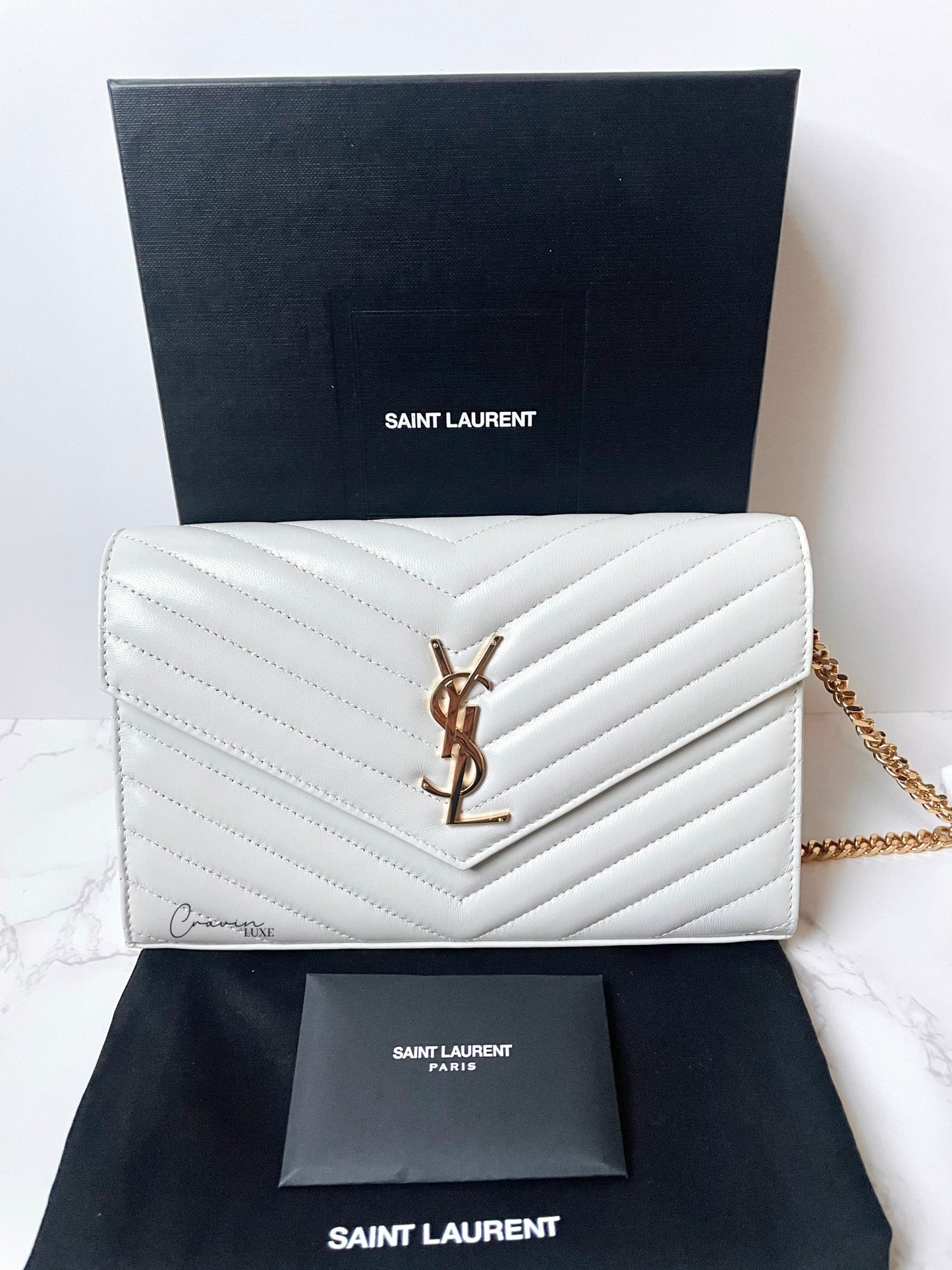 Saint Laurent Large Wallet on Chain