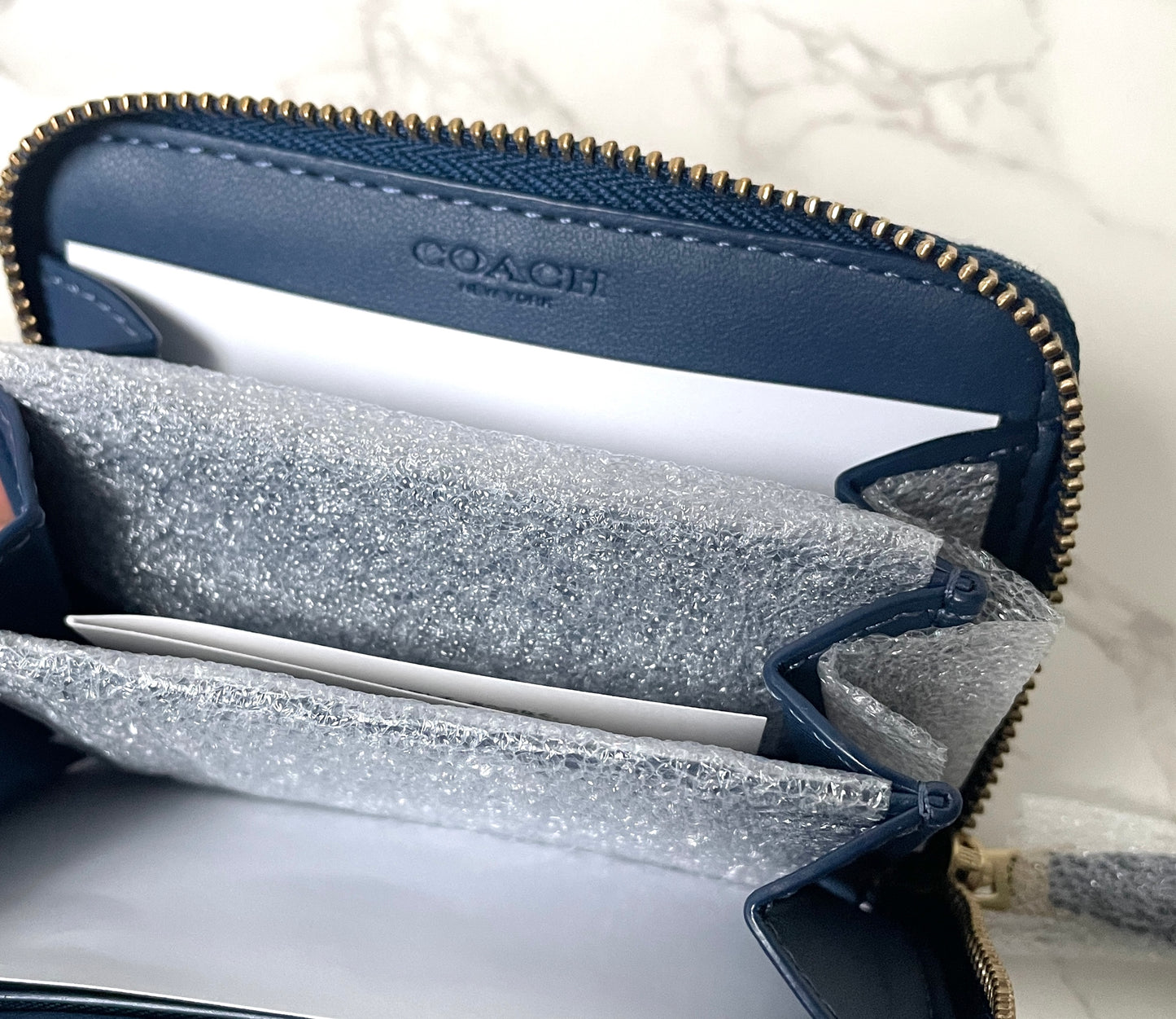 Coach Pillow Quilted Zip Card Case