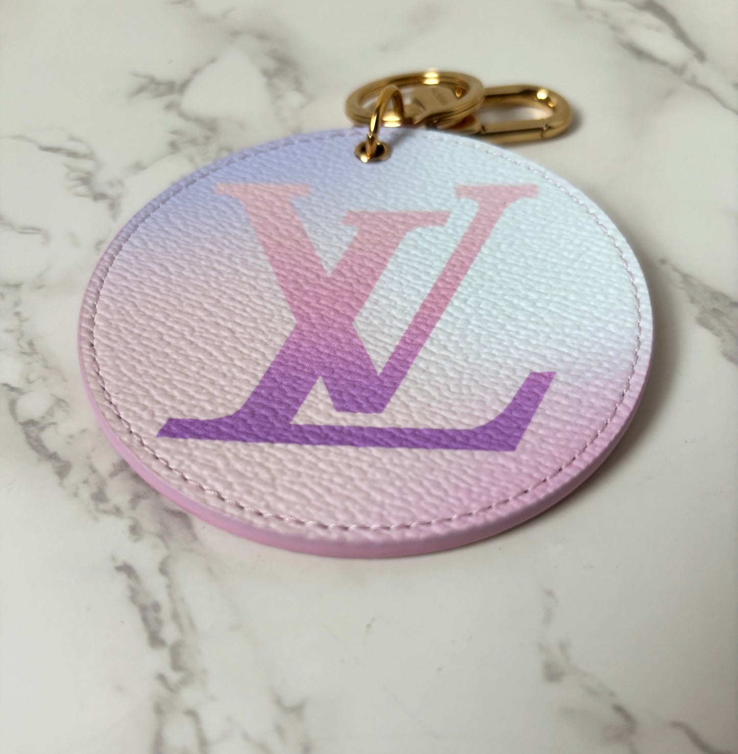 Louis Vuitton Spring in the City Round Keychain Bag Charm
