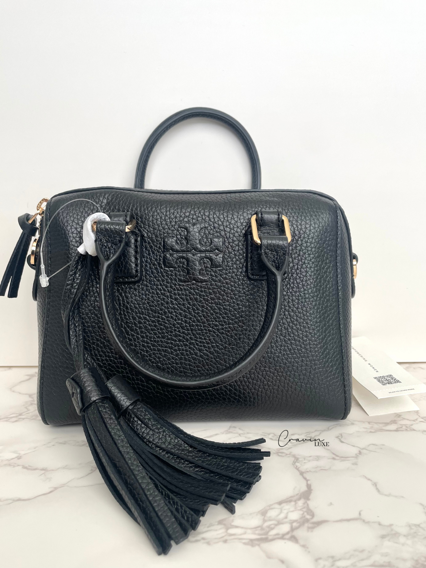 Tory Burch Thea Web Mini Satchel Crossbody