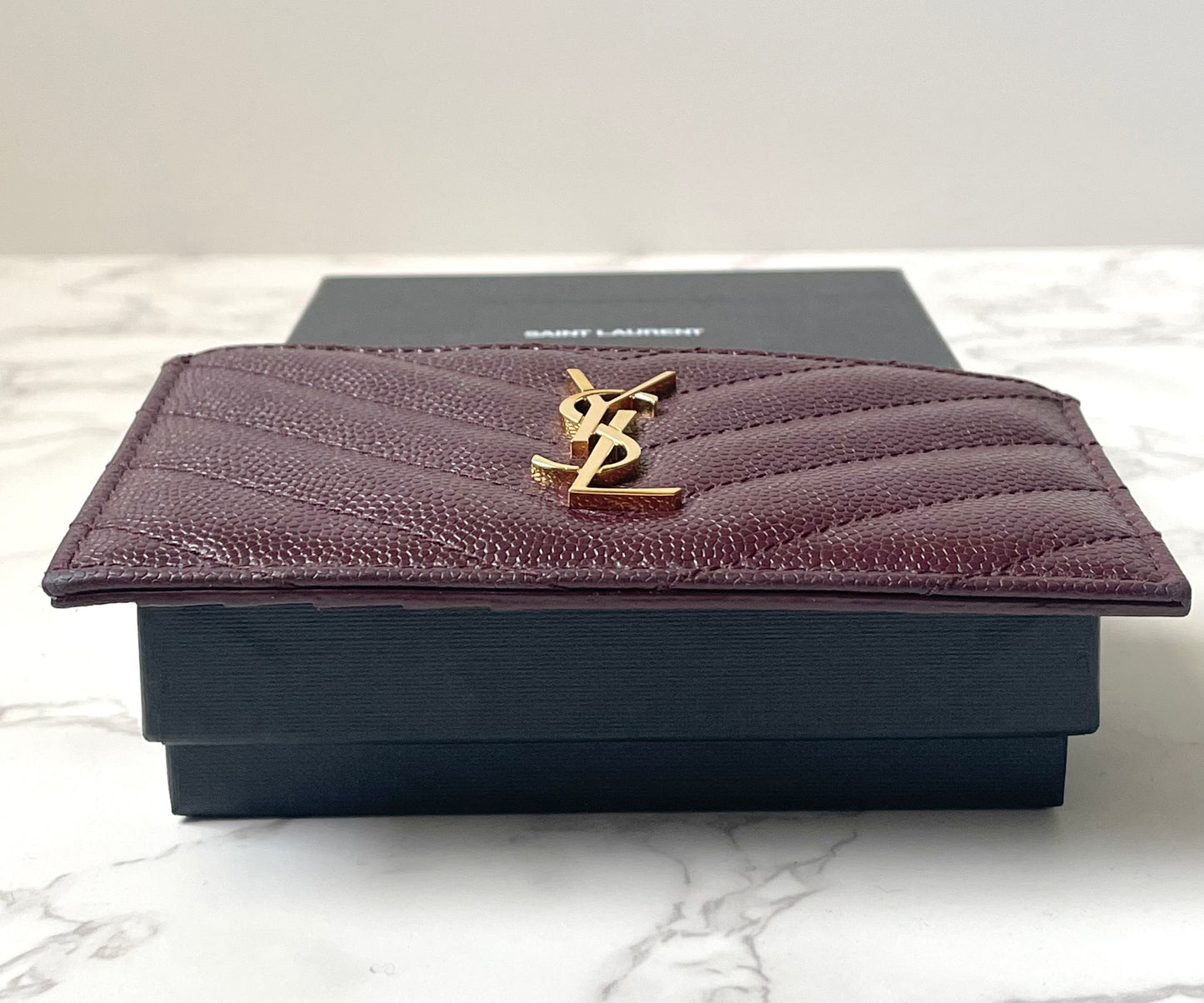 Saint Laurent Zipped Fragments Card Case