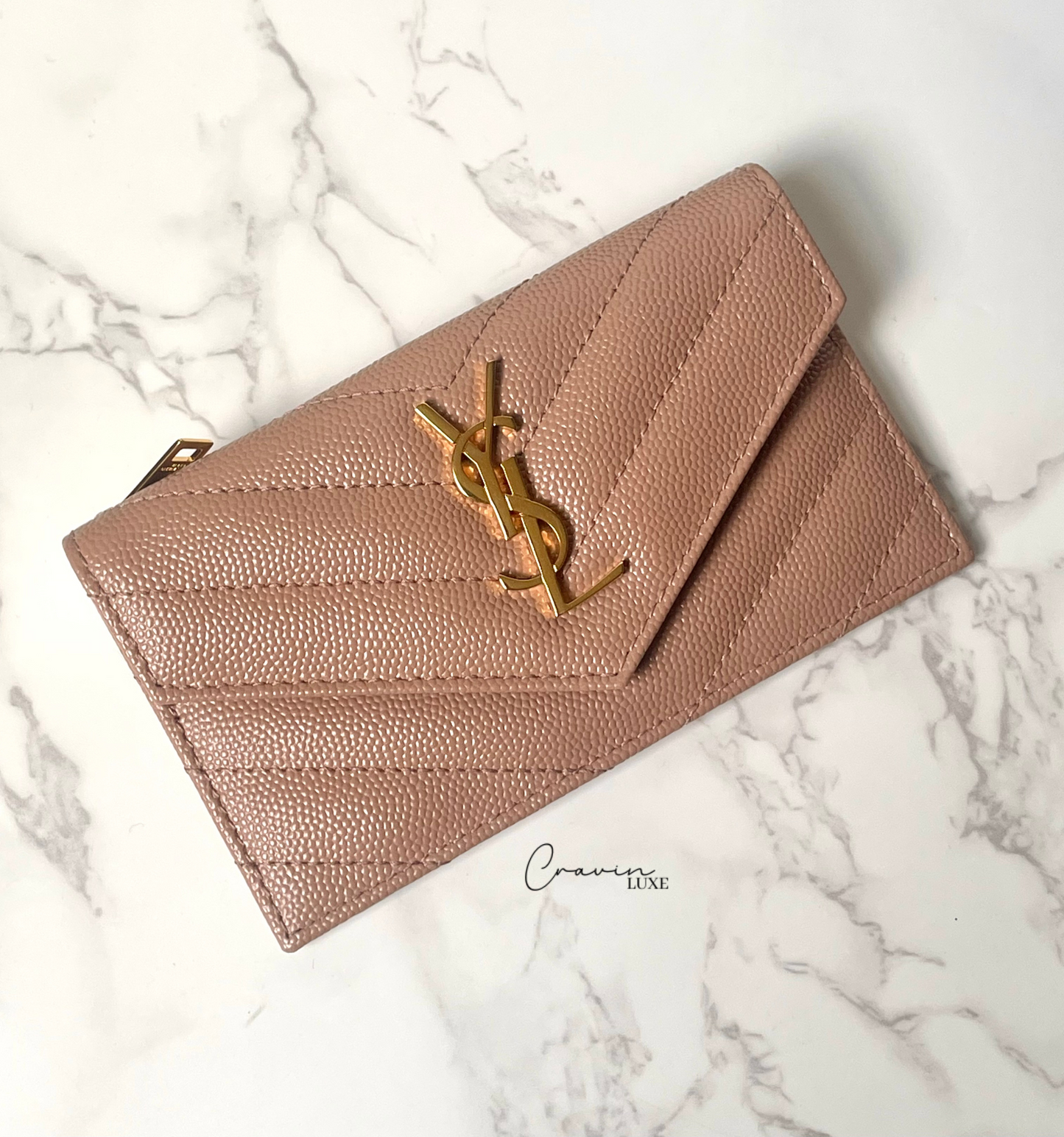 Saint Laurent Cassandre Flap Card Case