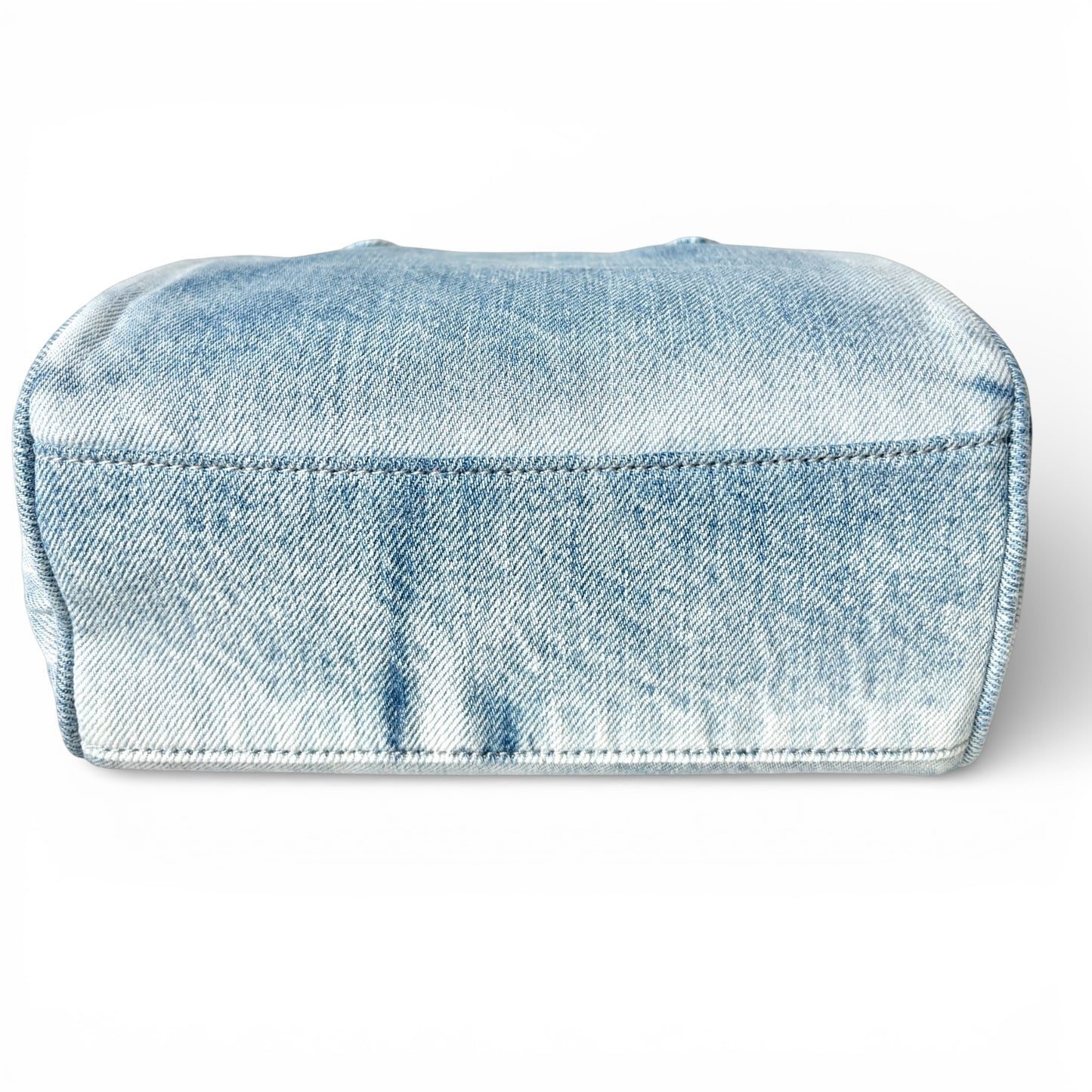 Coach Mini Rowan Crossbody Bag In Loved Denim