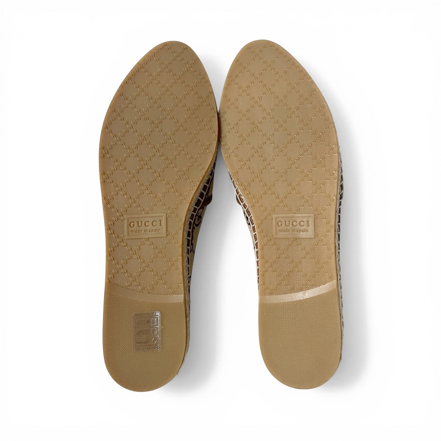 Gucci Horsebit GG Canvas Espadrilles