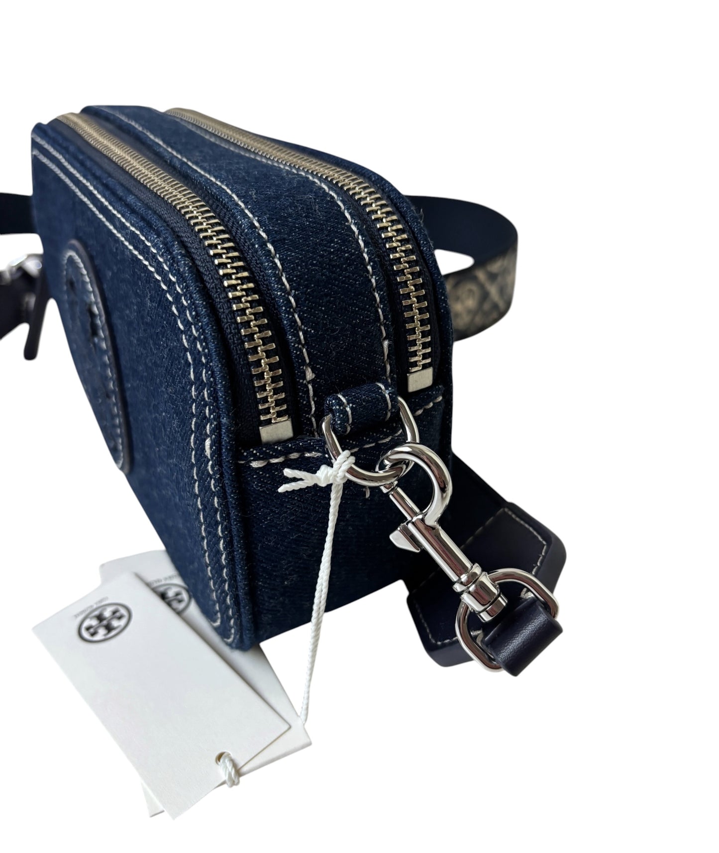 Tory Burch Mini Miller Denim Crossbody
