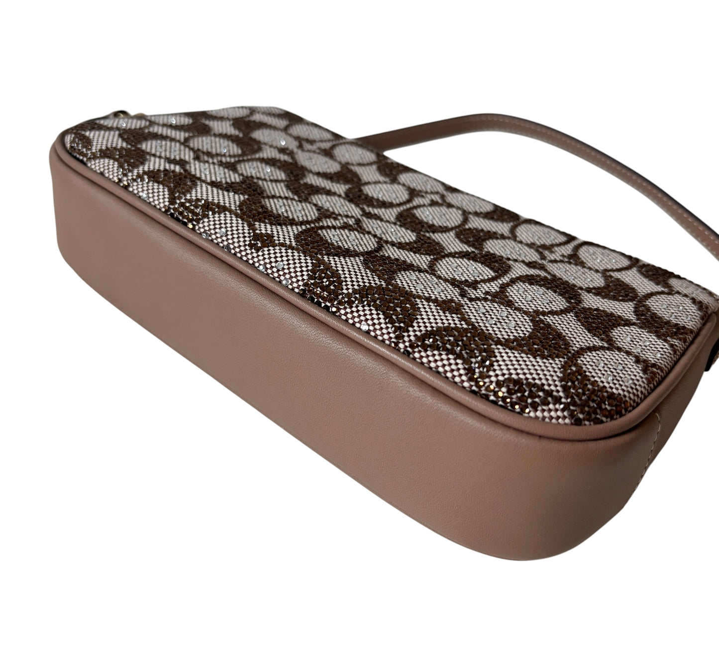 Coach Plaza Shoulder Bag Crystal Jacquard