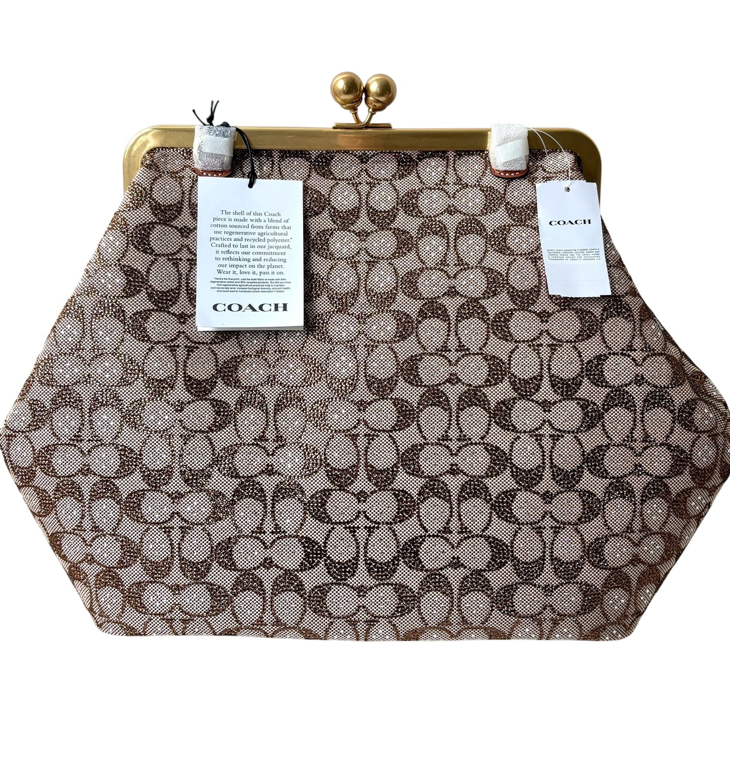 Coach Kisslock Large Frame Bag