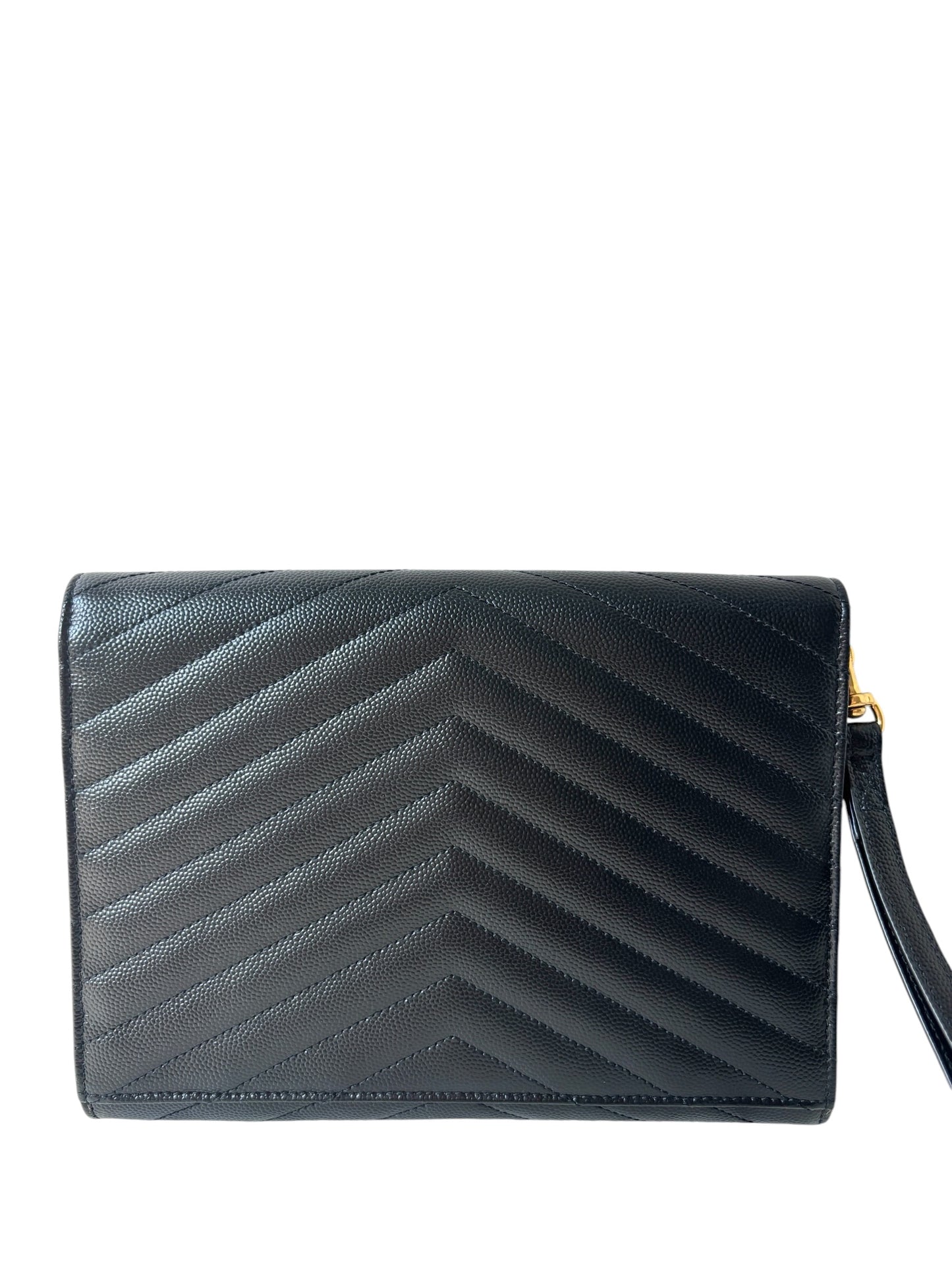 Saint Laurent Cassandre Matelasse Flap Clutch