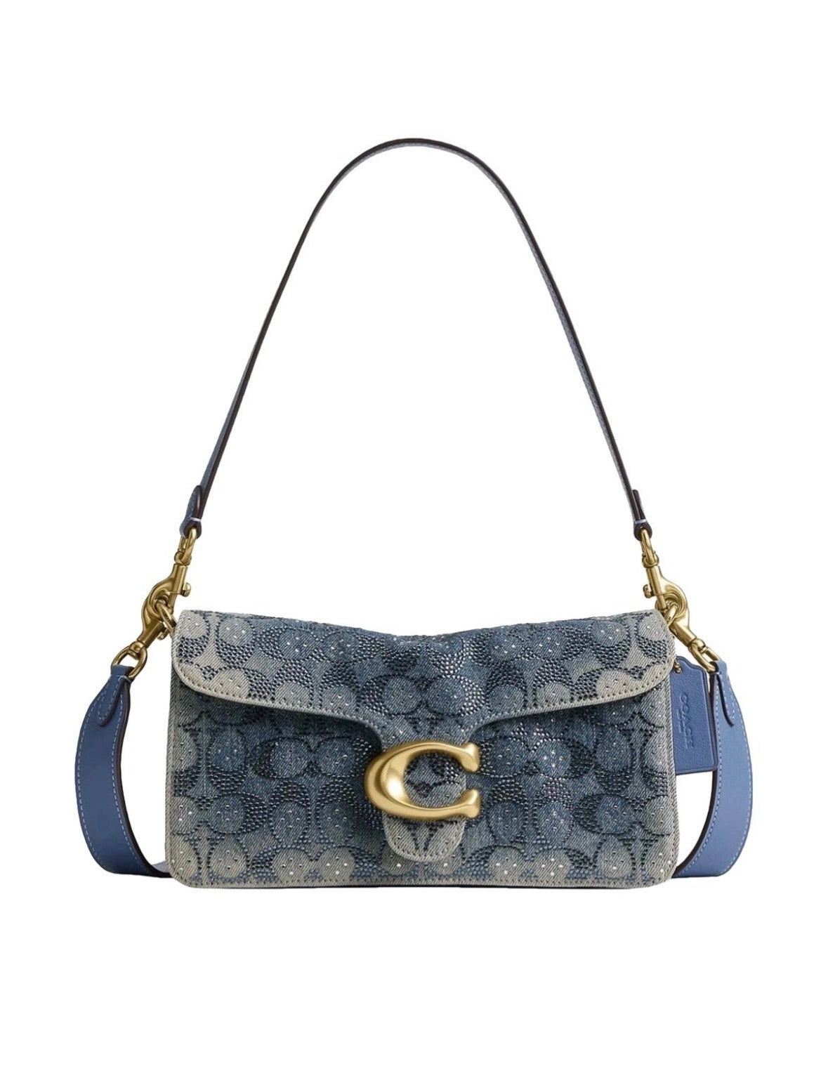 Coach Tabby 26 in Denim Crystal Jacquard