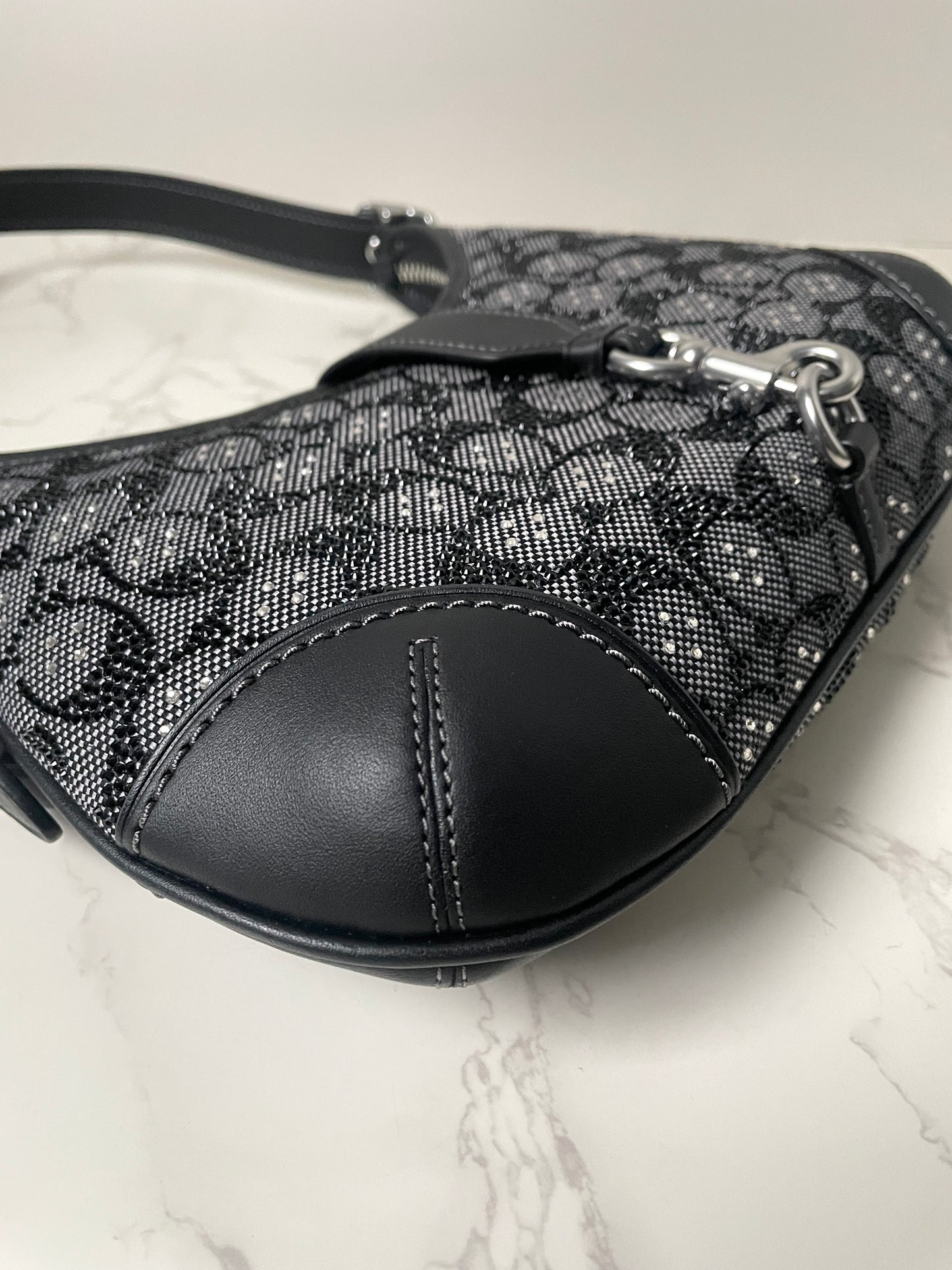 Coach Hamptons Hobo in Crystal Jacquard