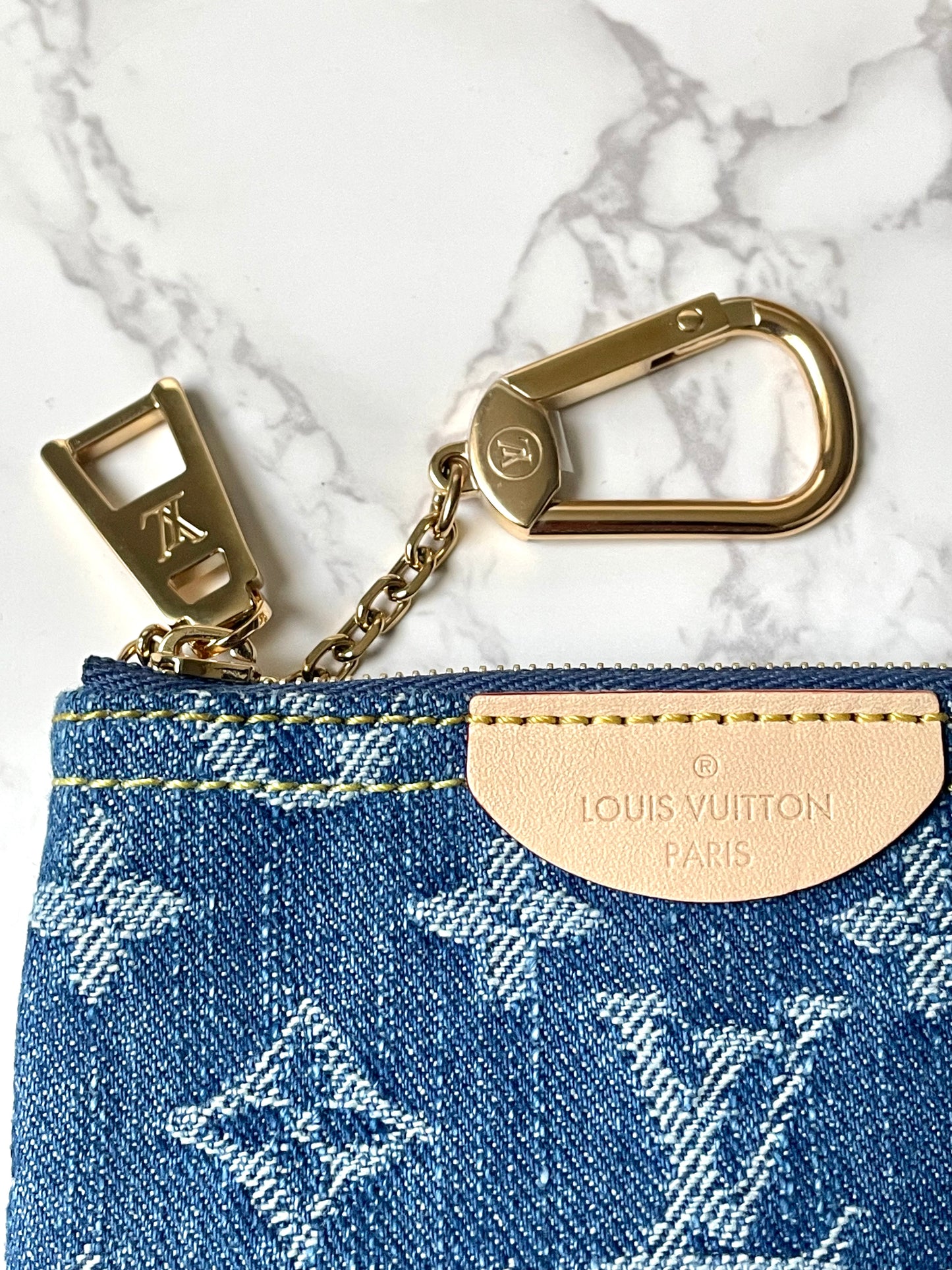 Louis Vuitton Denim Key Pouch