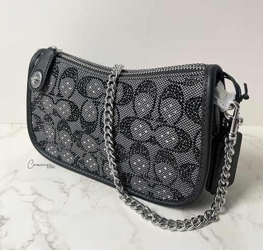 Coach Swinger 20 in Crystal Jacquard