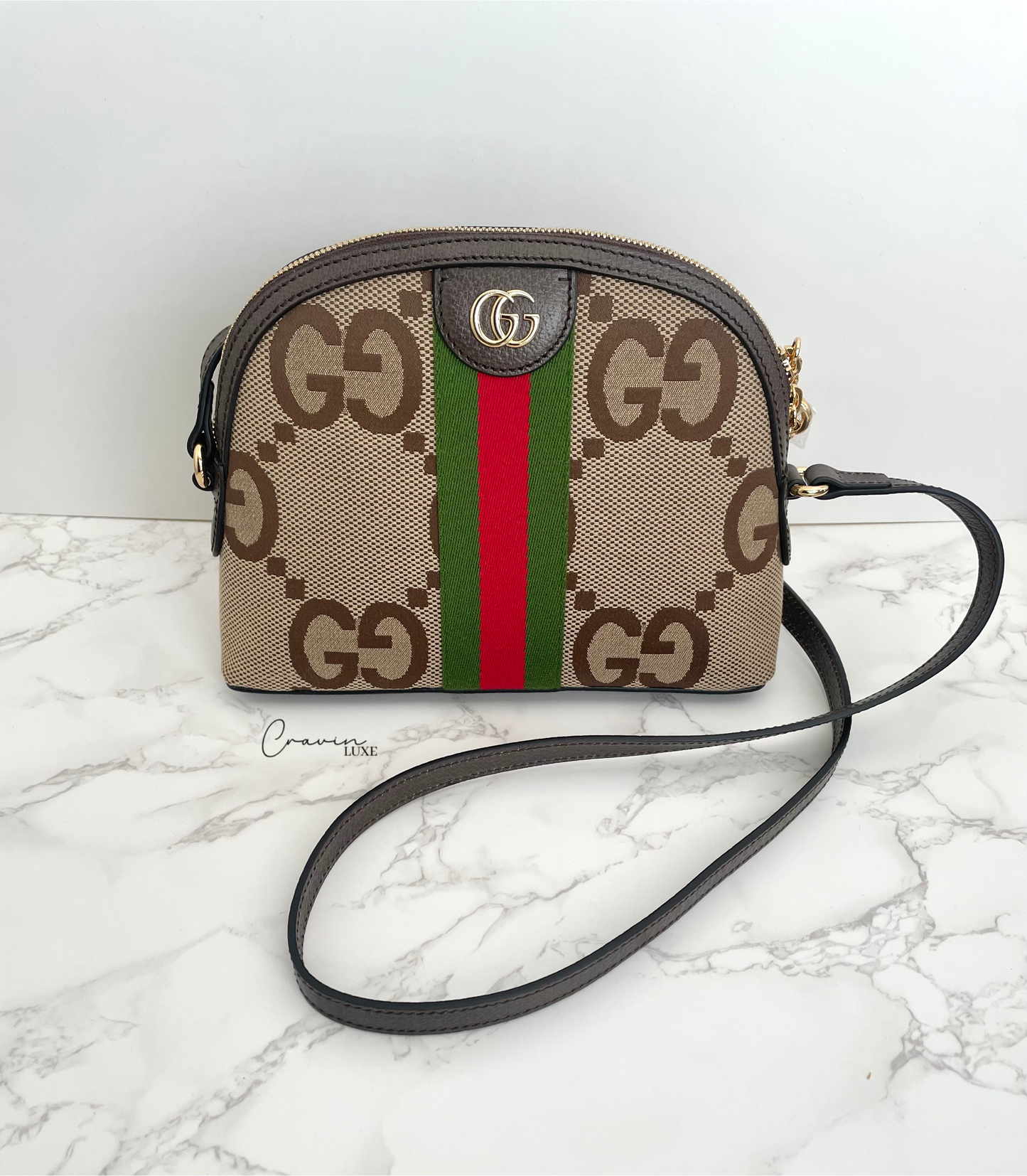 Gucci Ophidia Jumbo GG Shoulder Bag