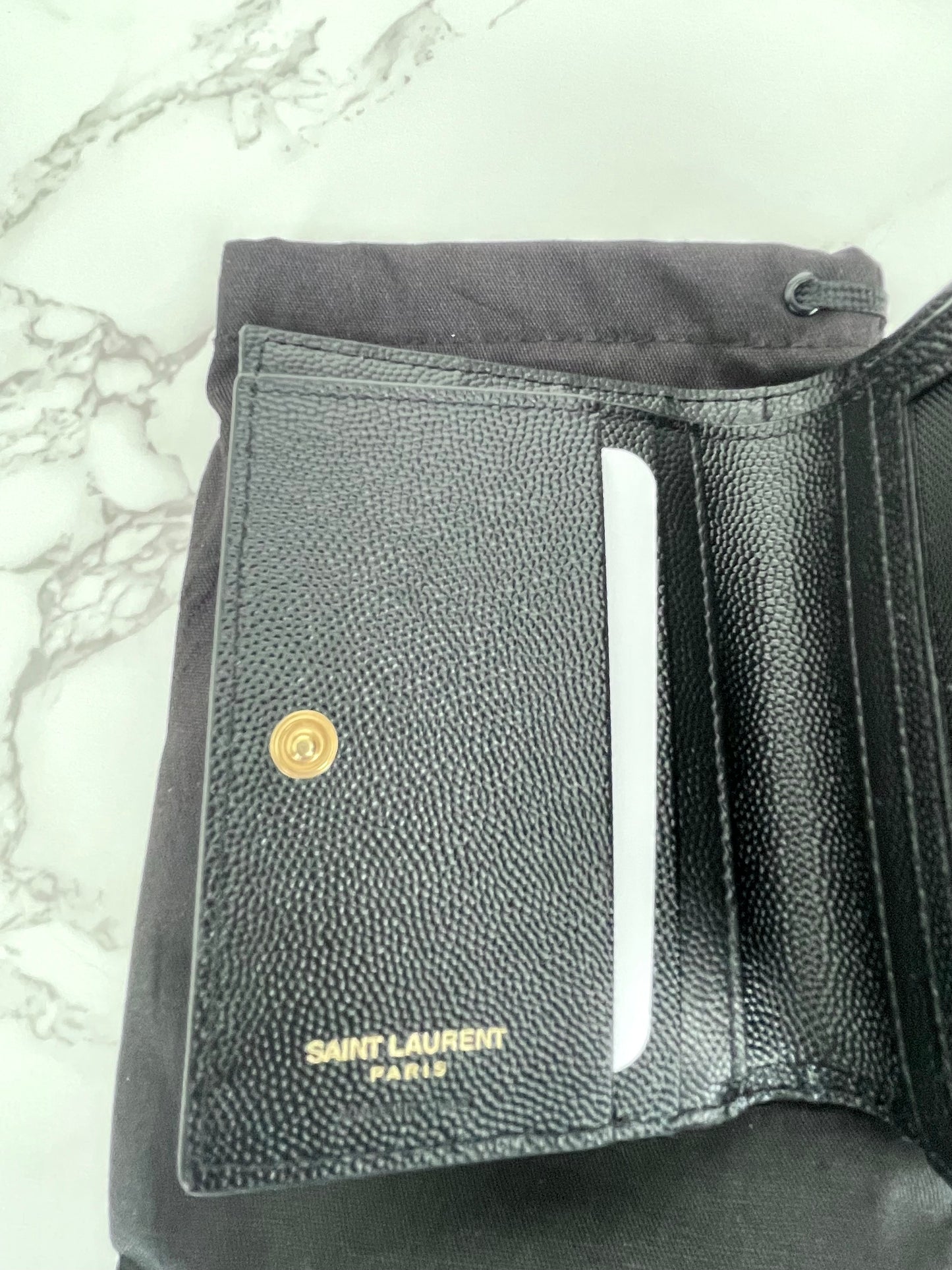 Saint Laurent Cassandre Bi-Fold Wallet