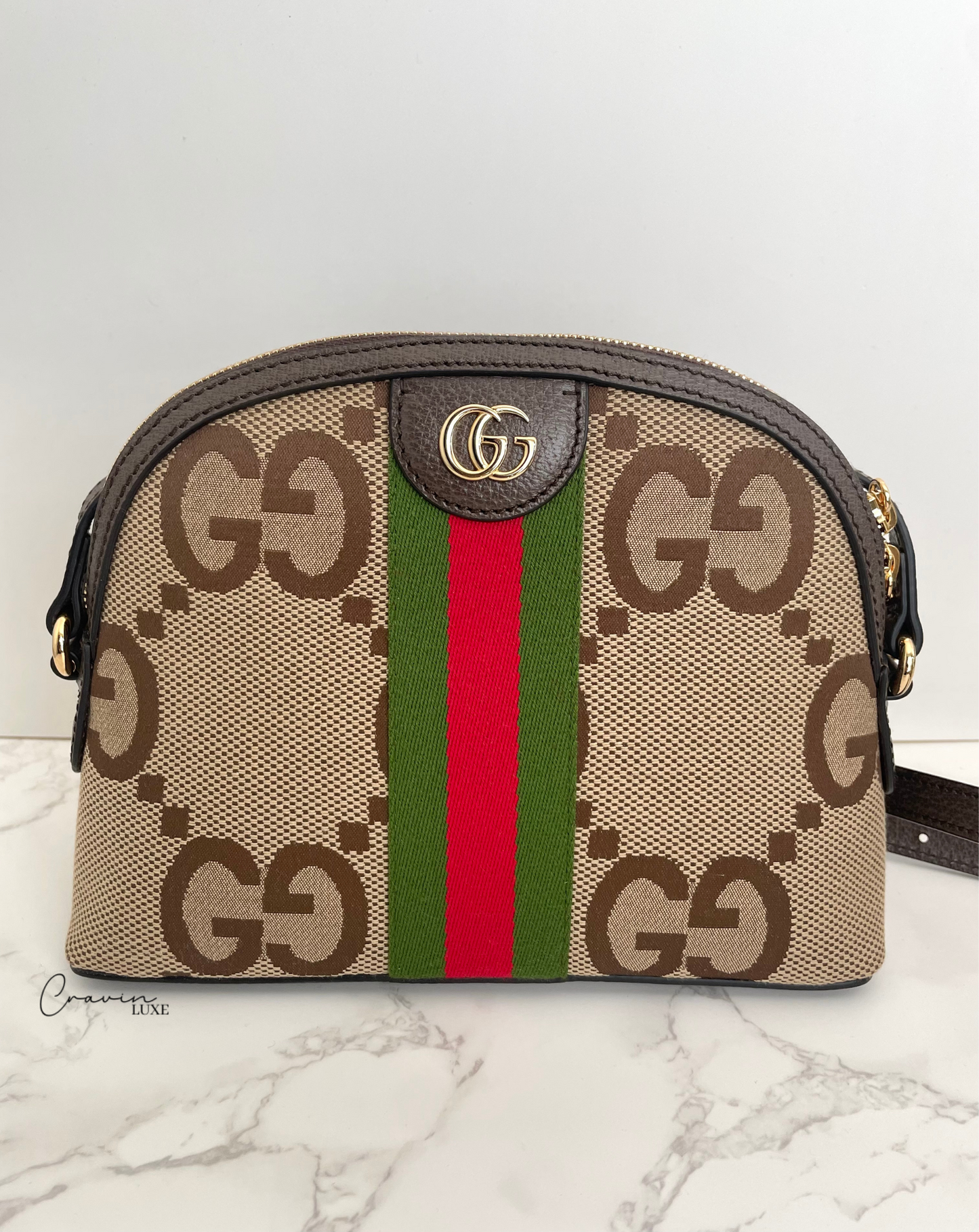 Gucci Ophidia Jumbo GG Shoulder Bag