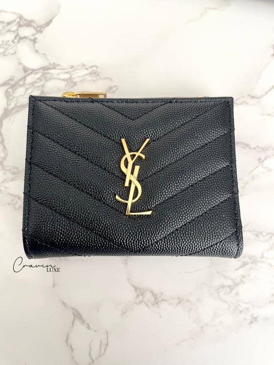 Saint Laurent Cassandre Bi-Fold Wallet