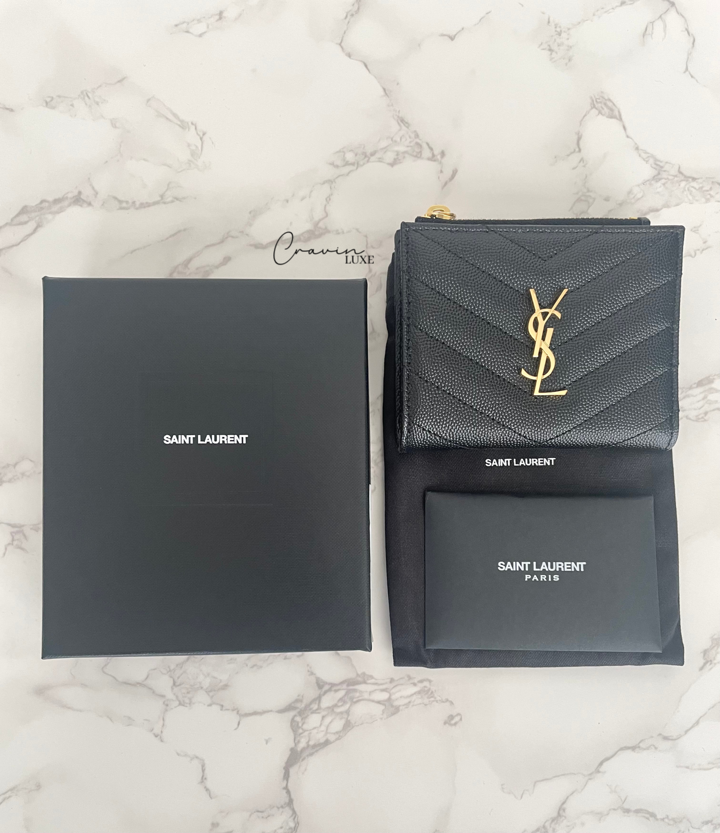 Saint Laurent Cassandre Bi-Fold Wallet