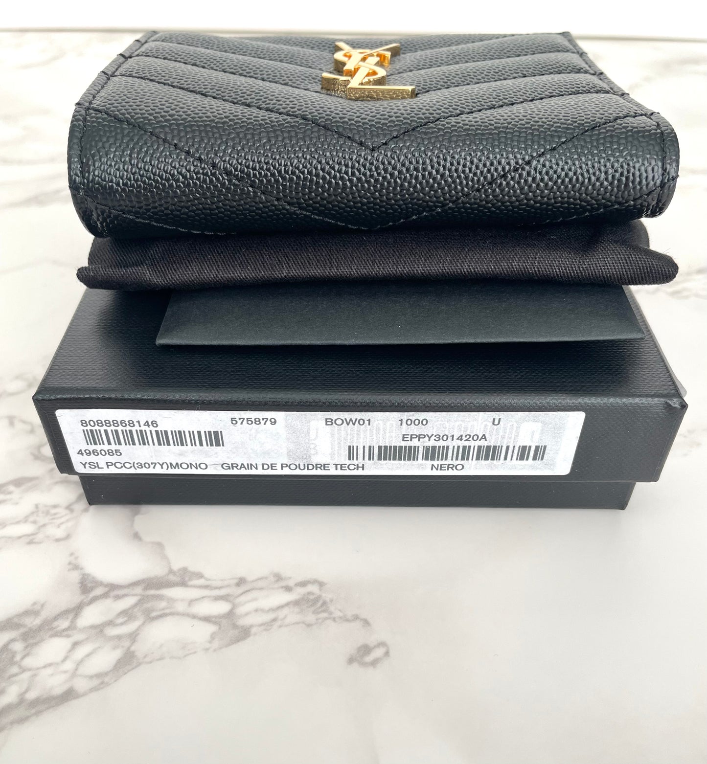 Saint Laurent Cassandre Bi-Fold Wallet