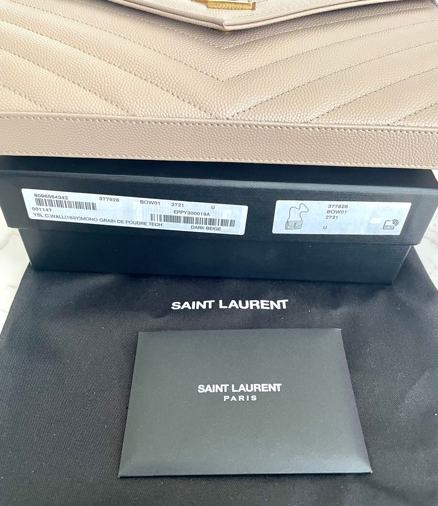 Saint Laurent Large Wallet on Chain