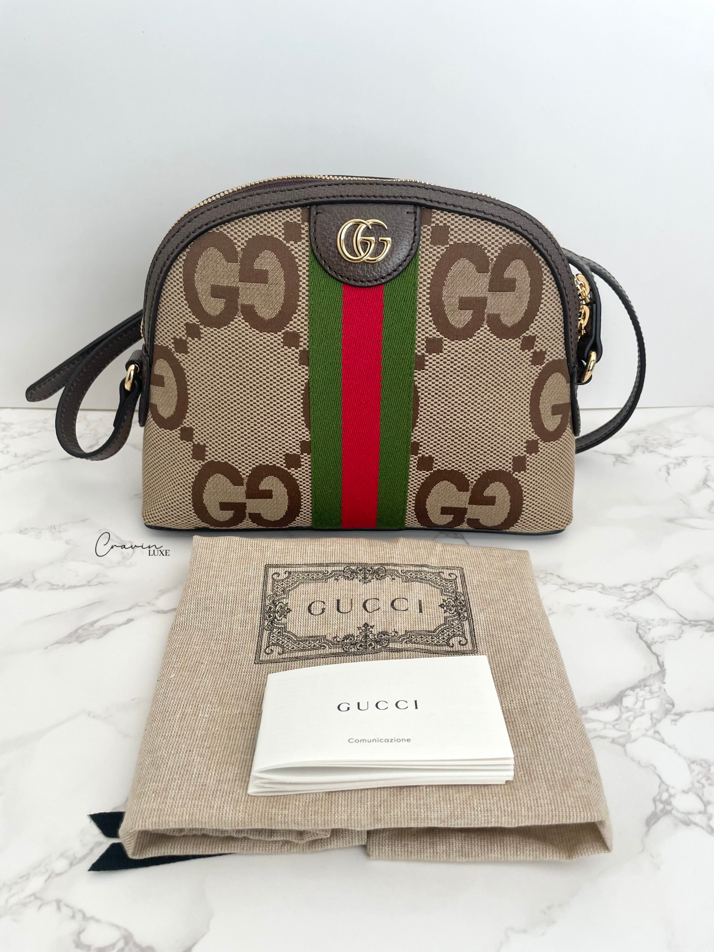 Gucci Ophidia Jumbo GG Shoulder Bag