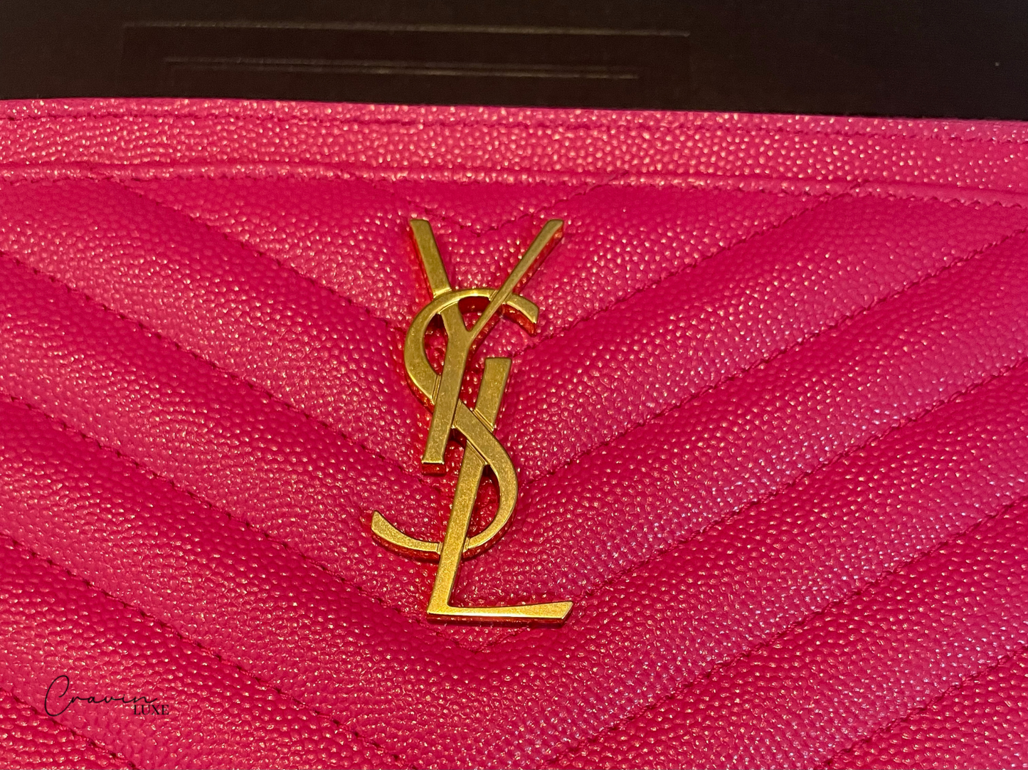 Saint Laurent Bill Pouch Fuchsia