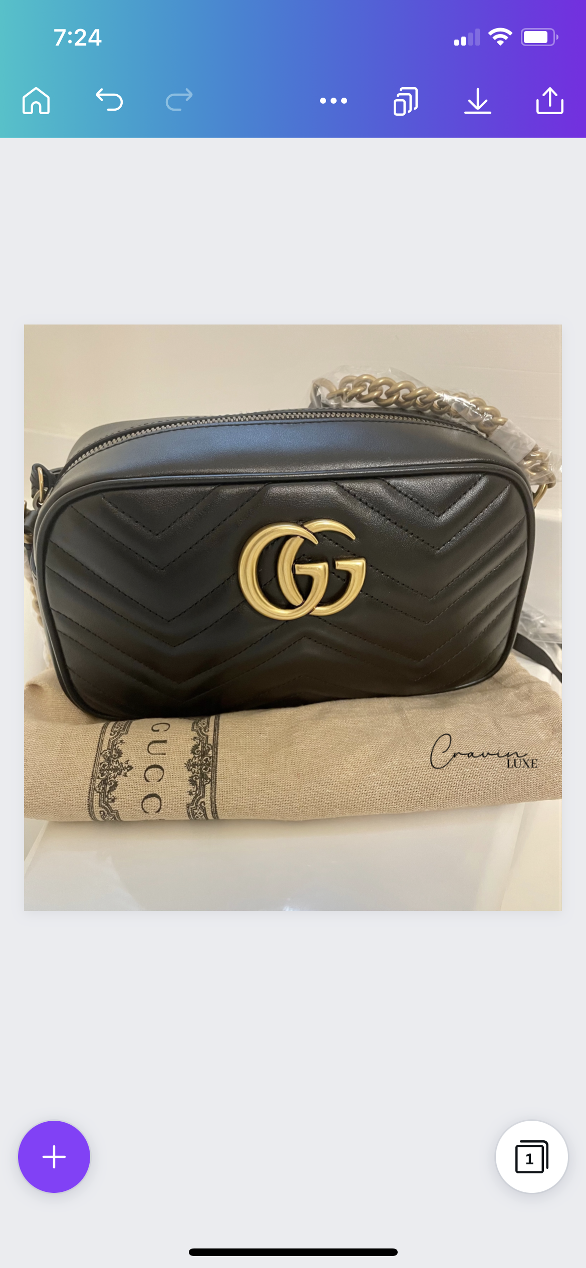 Gucci Marmont Small Chain Shoulder Bag