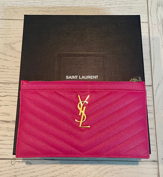 Saint Laurent Bill Pouch Fuchsia