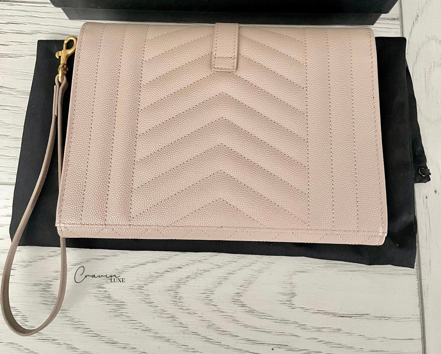 Saint Laurent Envelope Flap Pouch