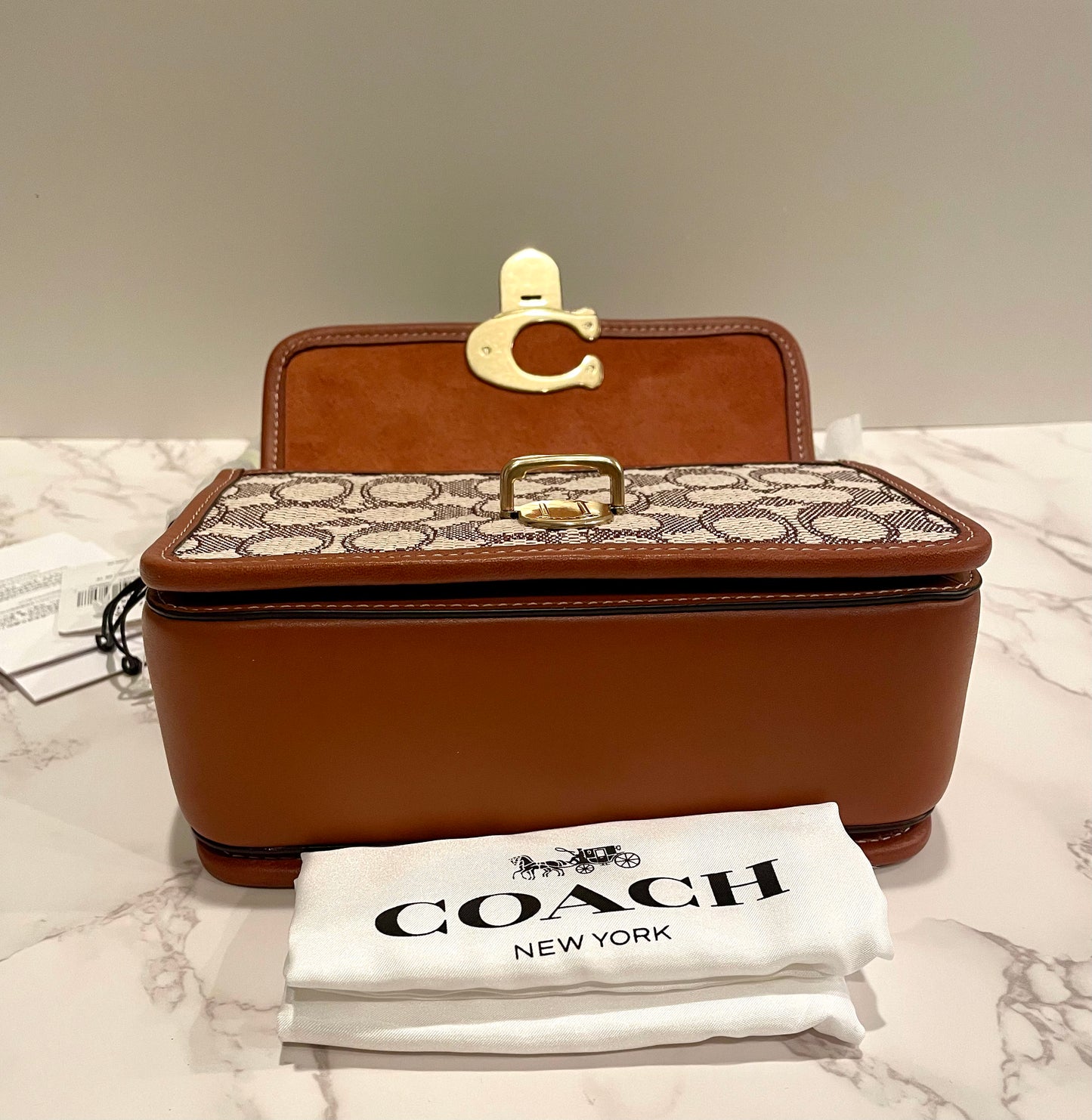 Coach Studio Signature Shoulder Bag 19