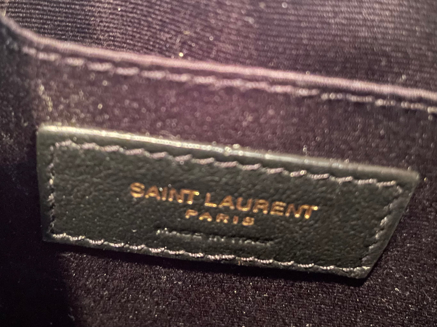 Saint Laurent Quilted Black Lou Camera Bag