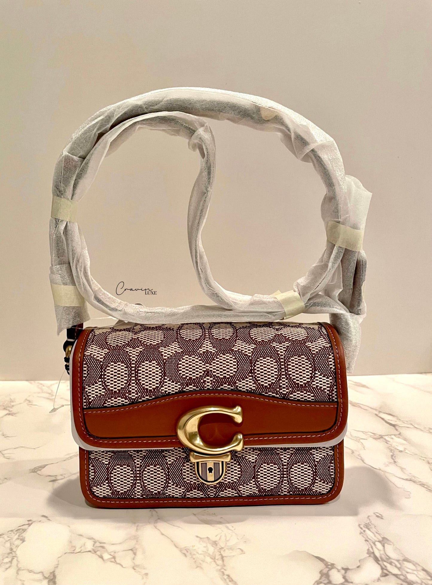 Coach Studio Signature Shoulder Bag 19